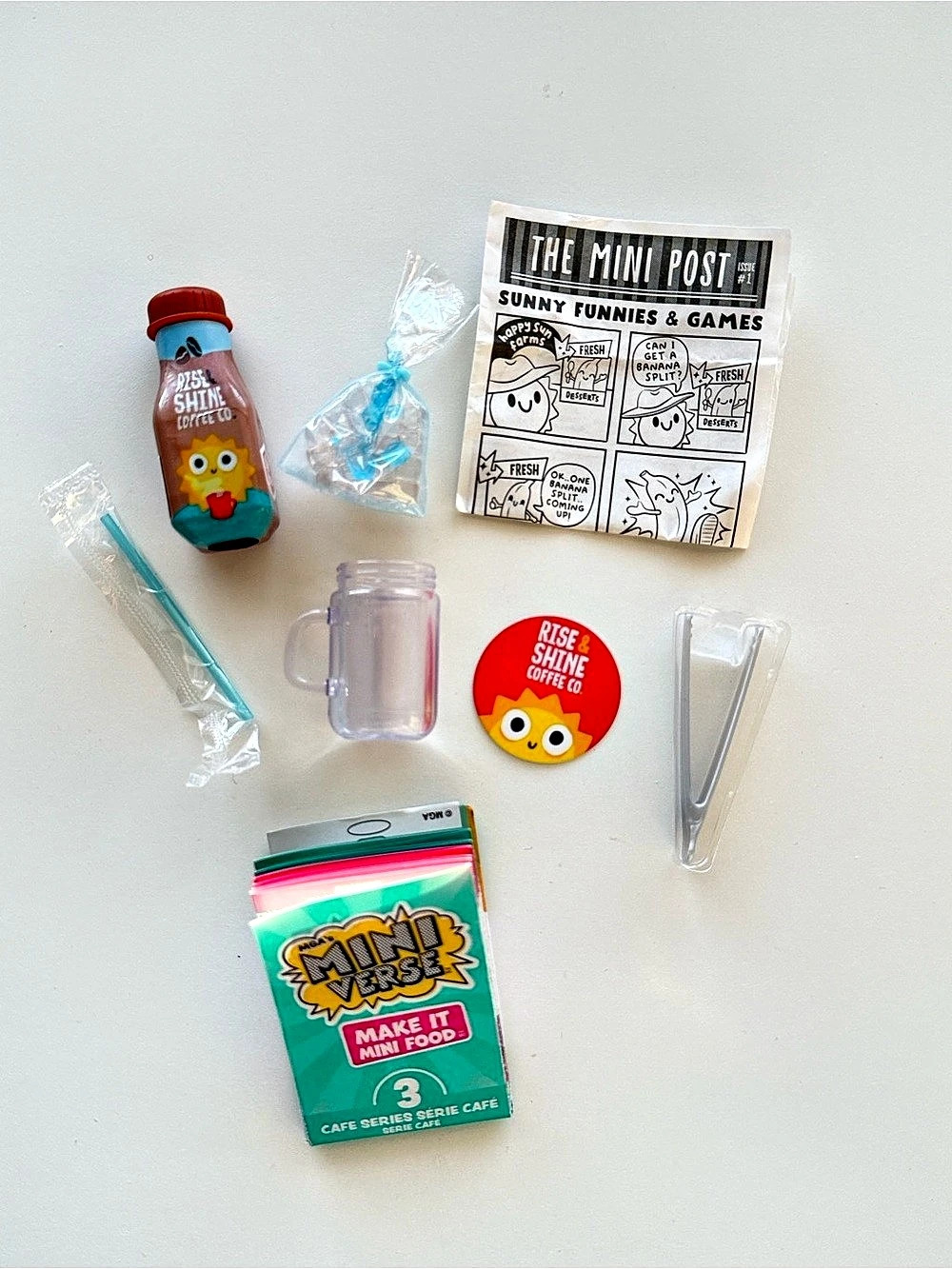 MGA Entertainment Miniverse Make It Mini Food Café Series 3 Iced Coffee ☕️